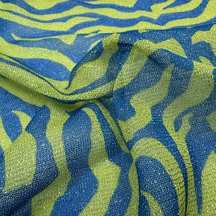 Полиэстер плательный, цвет - Мультиколор