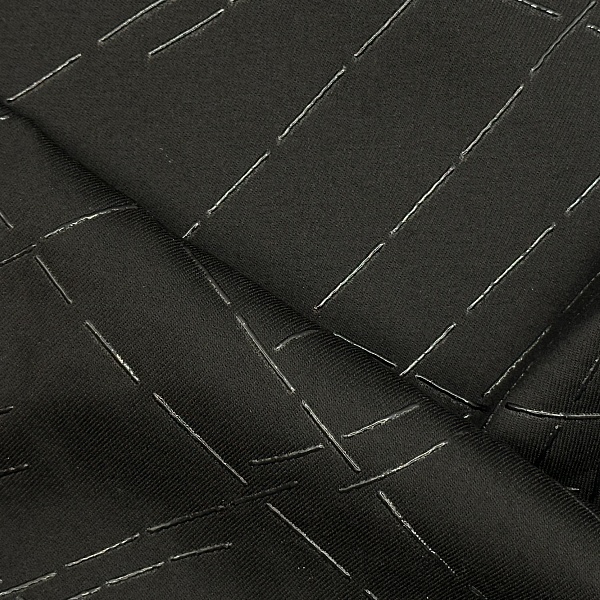 Хлопок костюмный, цвет - Чёрный