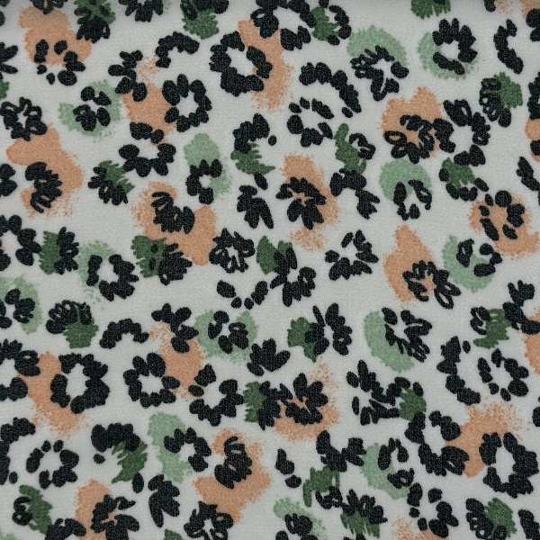 Шифон плательный, цвет - Мультиколор