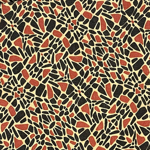 Шифон плательный, цвет - Мультиколор