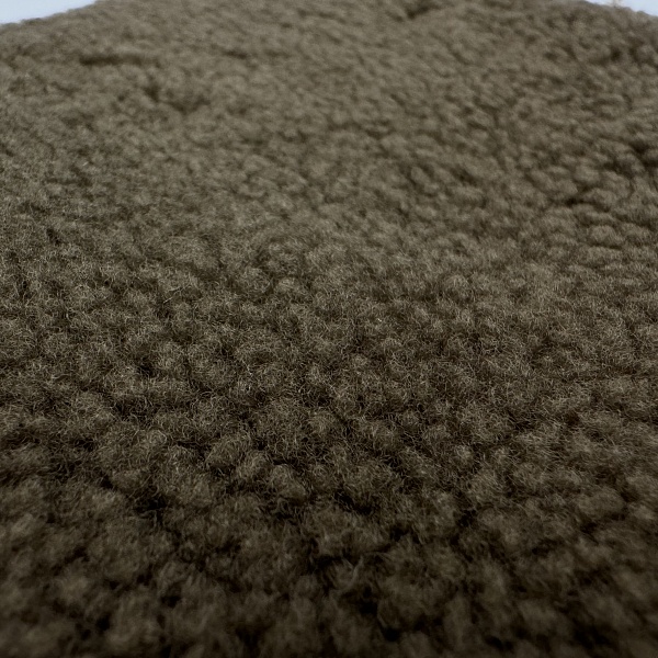 Натуральная меховая овчина, одёжная, цвет - Коричневый