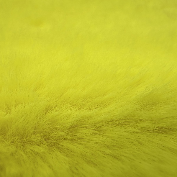 Экомех пальтовый, цвет - Жёлтый