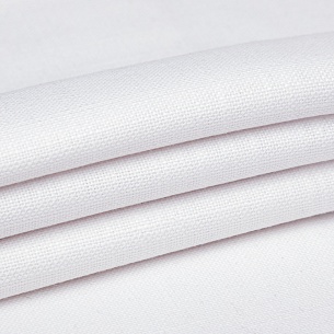 Лён костюмный, цвет - Белый