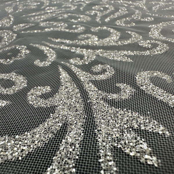 Сетка плательная, цвет - Белый