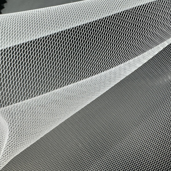 Сетка плательная, цвет - Натуральный белый