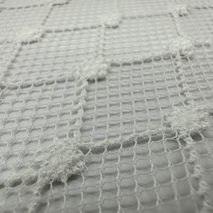 Кружево плательное, цвет - Белый