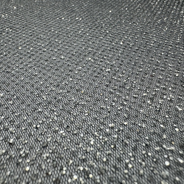 Фатин с глиттером плательный, цвет - в ассортименте