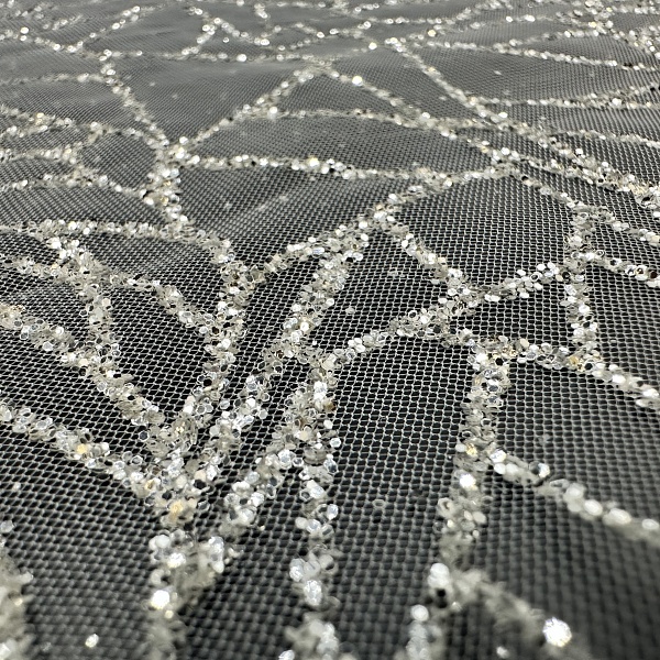 Сетка плательная, цвет - Белый