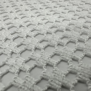 Кружево плательное, цвет - Белый