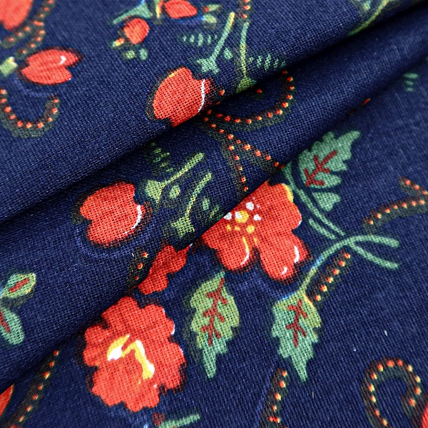 Перкаль плательный, цвет - Синий