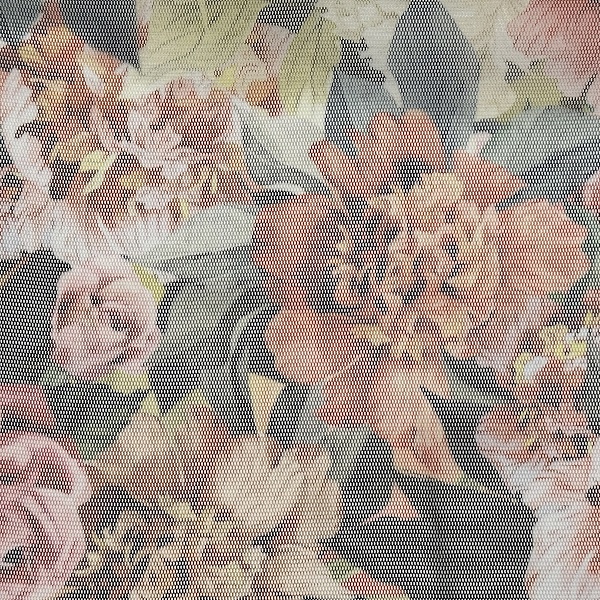 Полиэстер плательный, цвет - Мультиколор