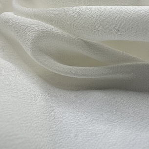 Крепдешин отбелённый для цифровой печати и для платков, цвет - Молочный