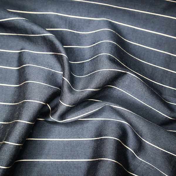 Рубашечная ткань, цвет - Синий