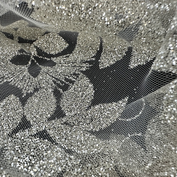 Сетка плательная, цвет - Белый