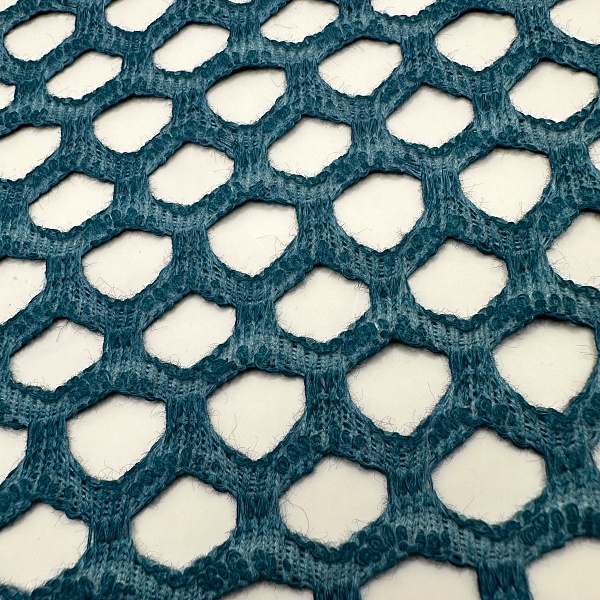 Сетка блузочная, цвет - Синий