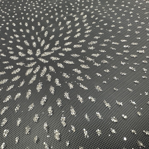 Сетка плательная, цвет - Белый