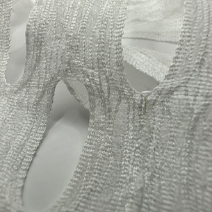 Кружево плательное, цвет - Белый