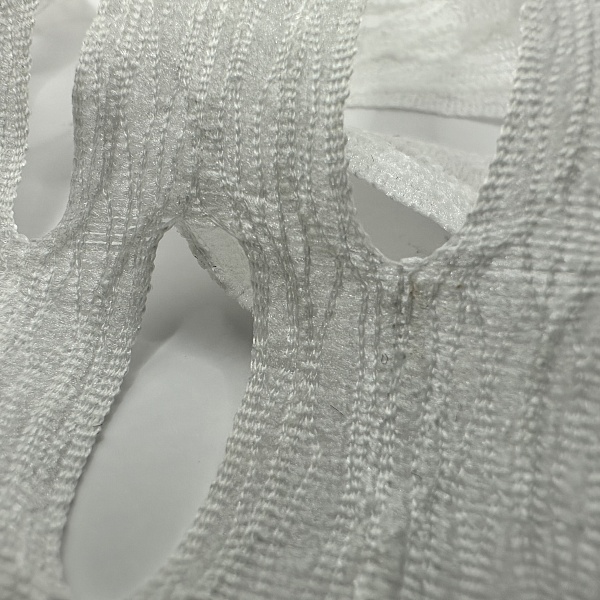 Кружево плательное, цвет - Белый