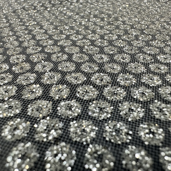 Сетка плательная, цвет - Белый