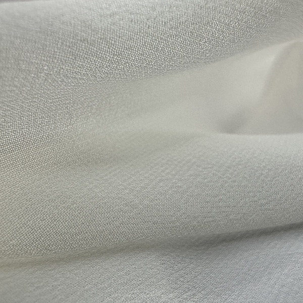 Шёлк шифон плательно-блузочный, цвет - Молочный