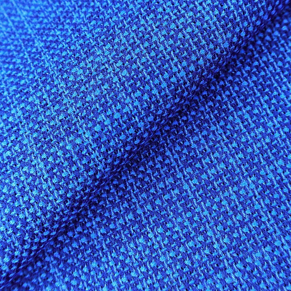 Костюмная ткань, цвет - Синий