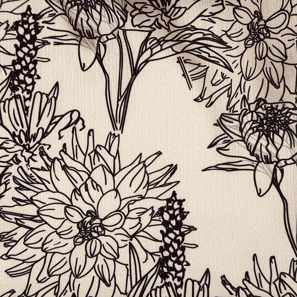 Полиэстер плательный, цвет - в ассортименте