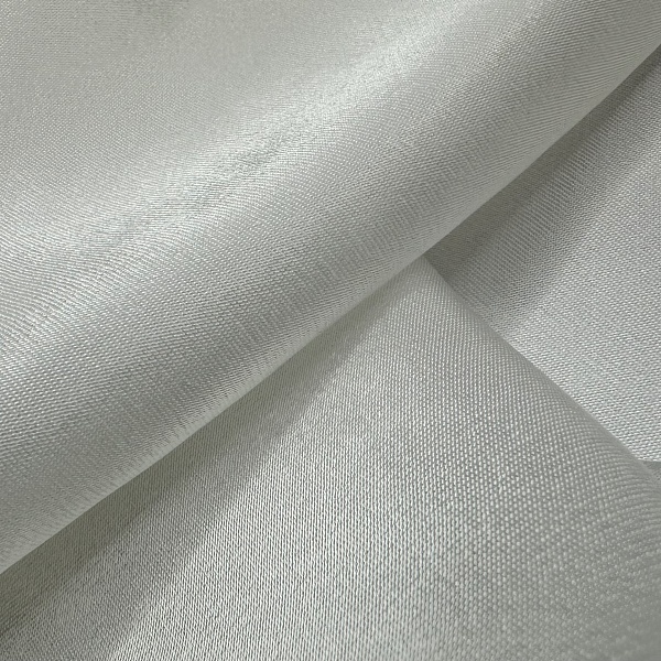 Вискоза Сатин отбелённая плательно-блузочная, для печати, цвет - Молочный