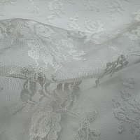 Кружево плательное, цвет - Белый
