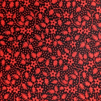 Перкаль плательный, цвет - Красный