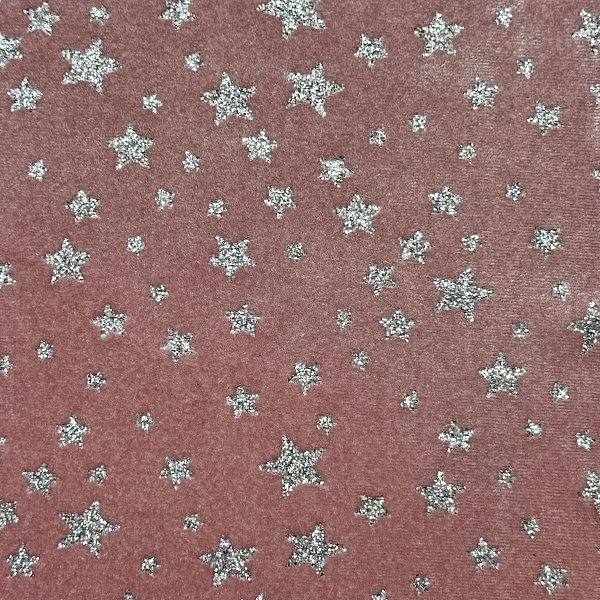 Мягкий элластичный Велюр с глиттером плательный, цвет - Мультиколор