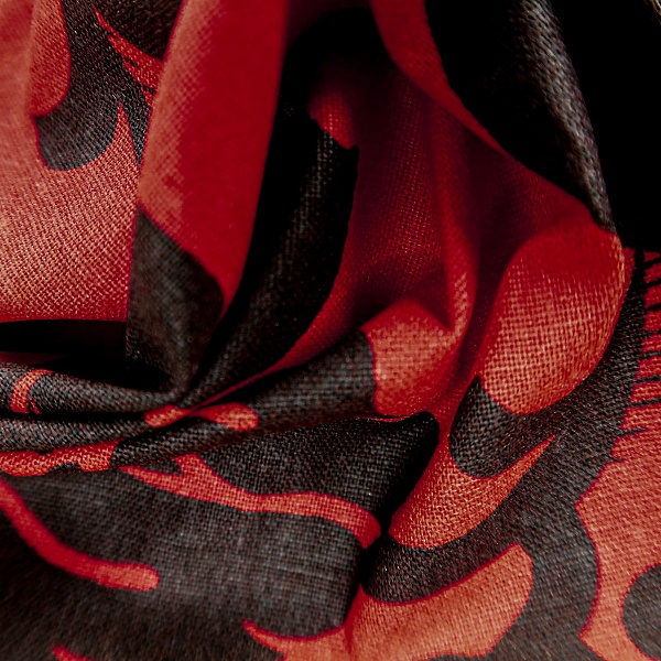 Перкаль плательный, цвет - Красный