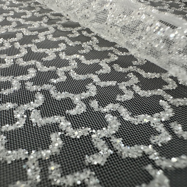 Сетка плательная, цвет - Белый