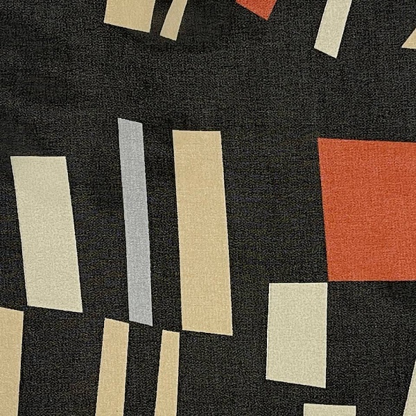 Шифон плательный, цвет - Чёрный