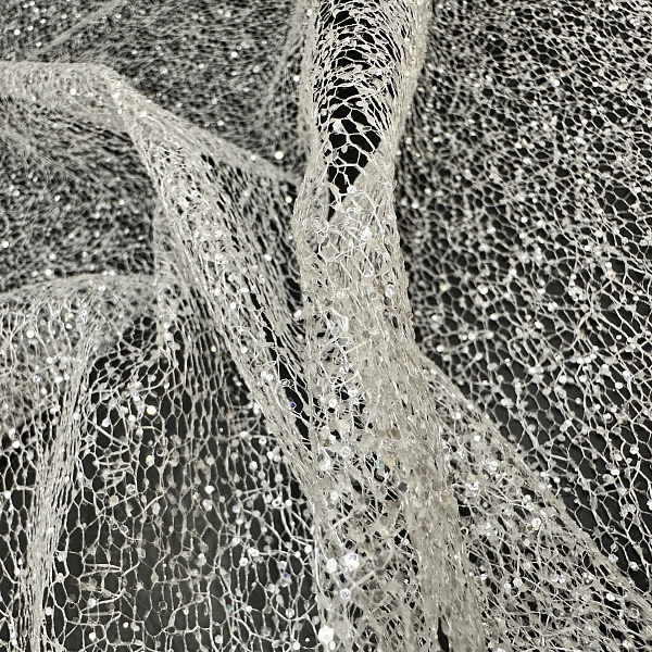 Сетка плательная, цвет - Белый