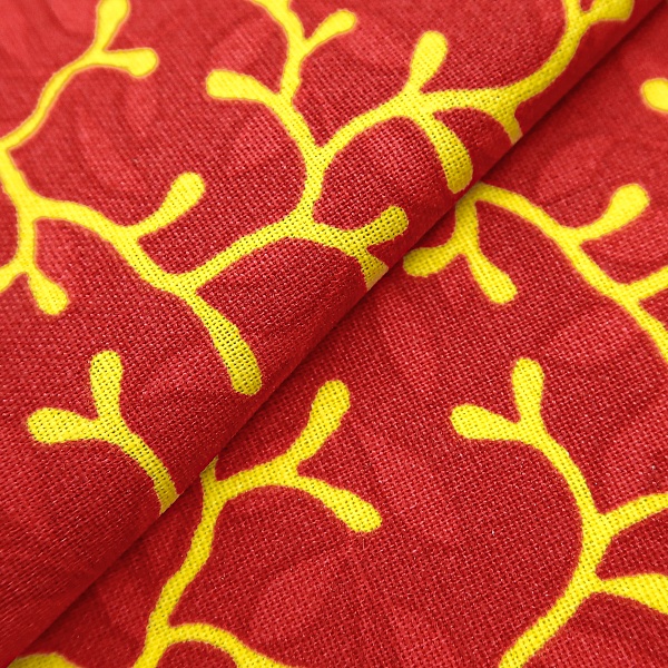 Перкаль плательный, цвет - Красный