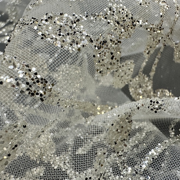 Сетка плательная, цвет - Белый