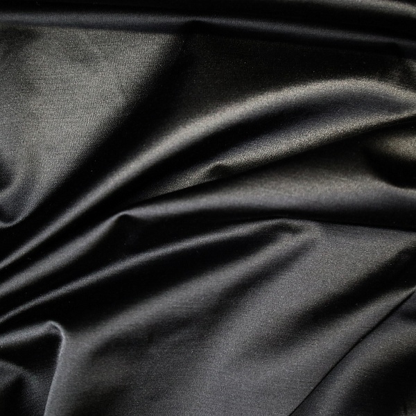 Костюмная ткань, цвет - Чёрный