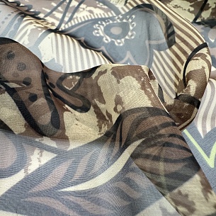 Полиэстер плательный, цвет - в ассортименте