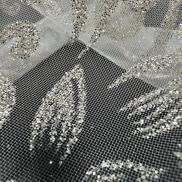 Сетка плательная, цвет - Белый