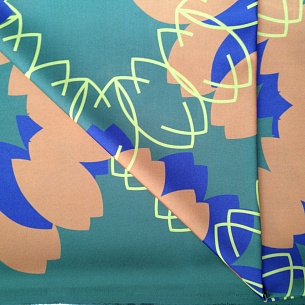 Полиэстер, цвет - Зелёный