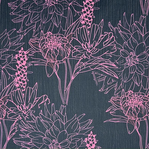 Полиэстер плательный, цвет - в ассортименте