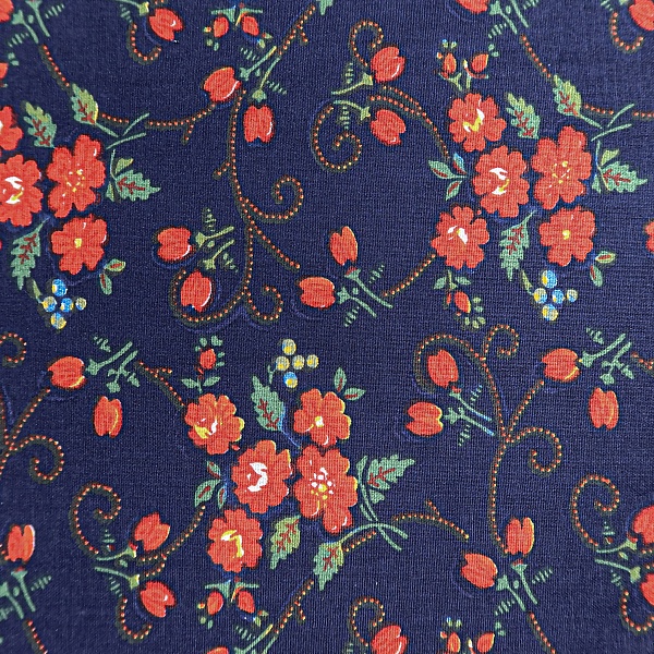 Перкаль плательный, цвет - Синий