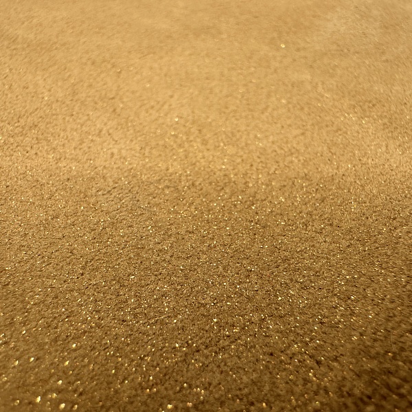 Натуральная замша козлика, одёжная, цвет - Светло-коричневый с золотым напыЛёнием