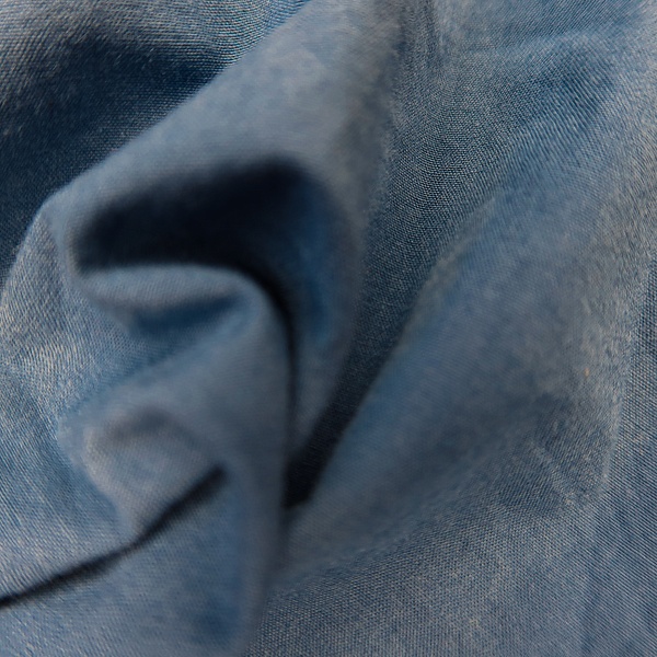 Рубашечная ткань, цвет - Синий