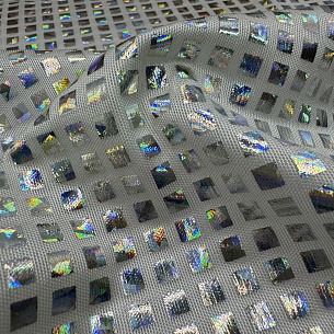 Полиэстер плательный, цвет - Мультиколор