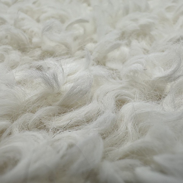 Экомех пальтовый, цвет - Белый