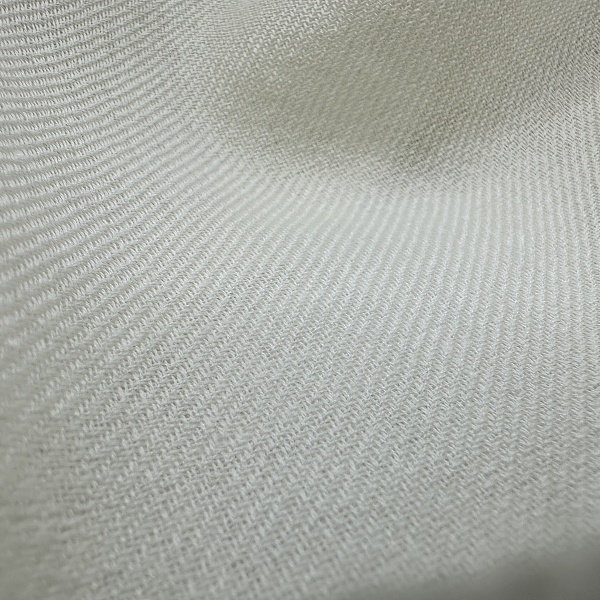 Шёлк-шерсть Саржа для цифровой печати и для платков, цвет - Молочный