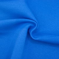 Футер 3х нитка с начесом из гребенной пряжи с полиэстером повседневный, 
цвет - Электрик