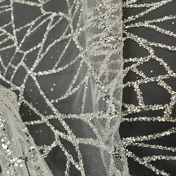 Сетка плательная, цвет - Белый