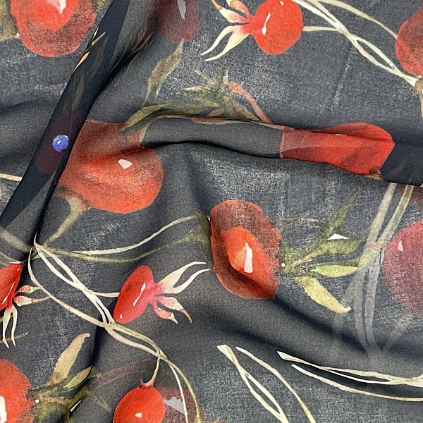 Полиэстер костюмный, цвет - Мультиколор